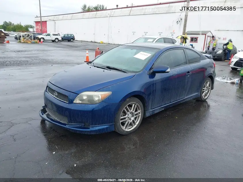 2005 Scion Tc VIN: JTKDE177150054385 Lot: 45325421