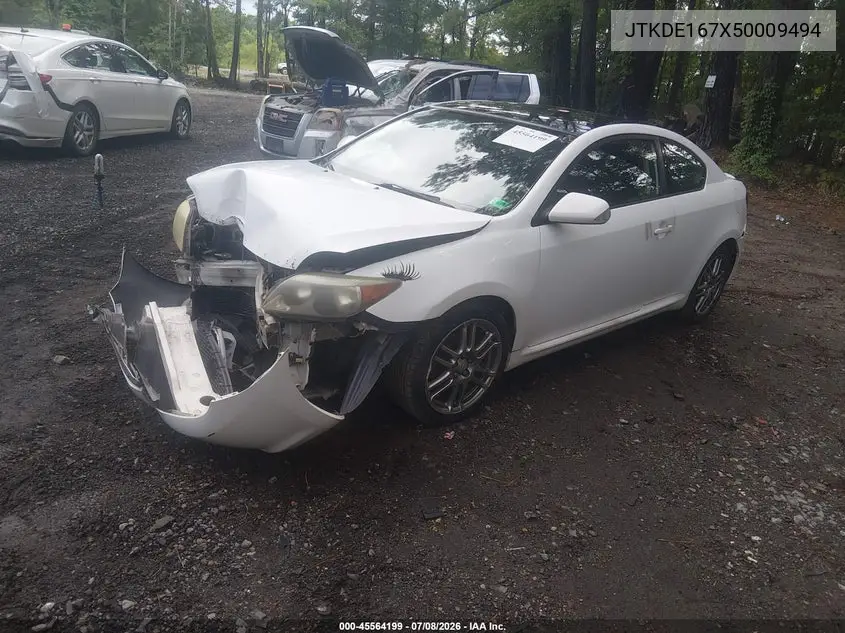 2005 Scion Tc VIN: JTKDE167X50009494 Lot: 45564199