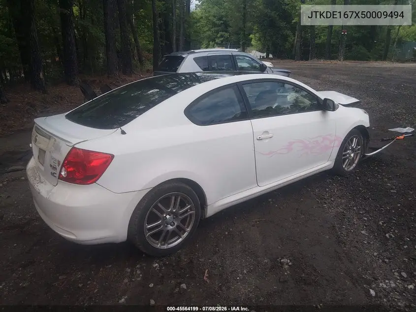 2005 Scion Tc VIN: JTKDE167X50009494 Lot: 45564199