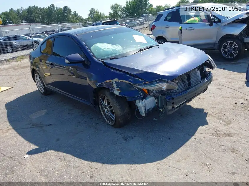 2005 Scion Tc VIN: JTKDE177250010959 Lot: 45635754