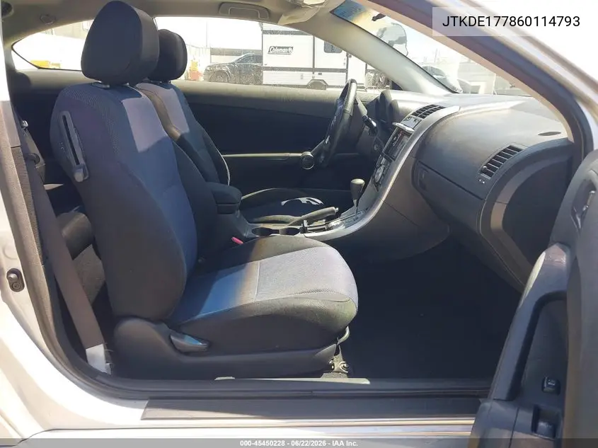 2006 Scion Tc VIN: JTKDE177860114793 Lot: 45450228