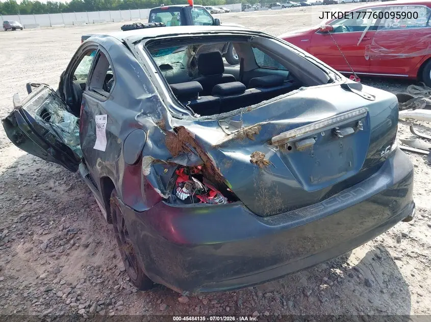 2006 Scion Tc VIN: JTKDE177760095900 Lot: 45484135