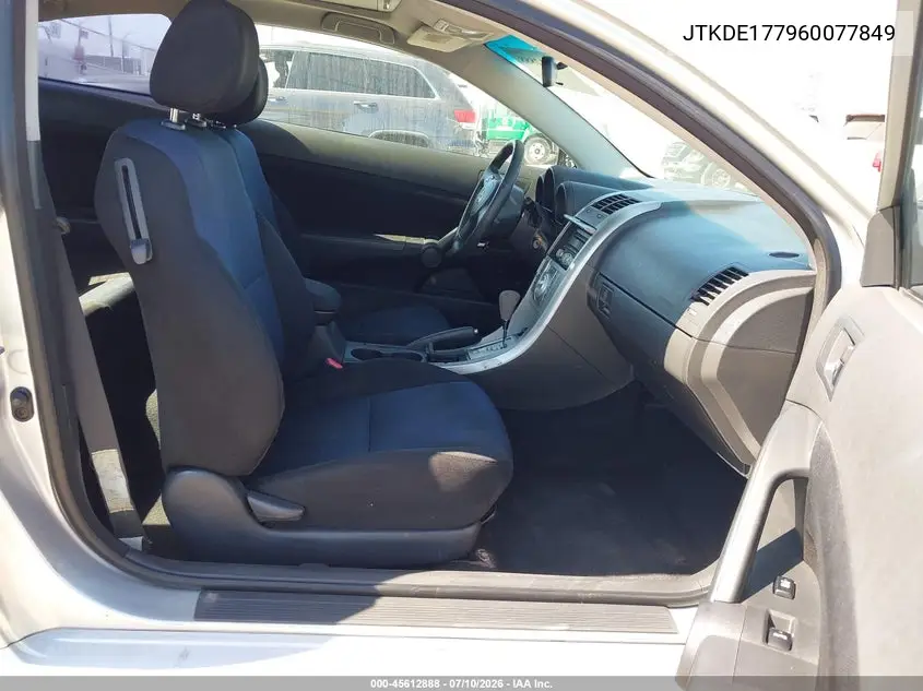 2006 Scion Tc VIN: JTKDE177960077849 Lot: 45612888