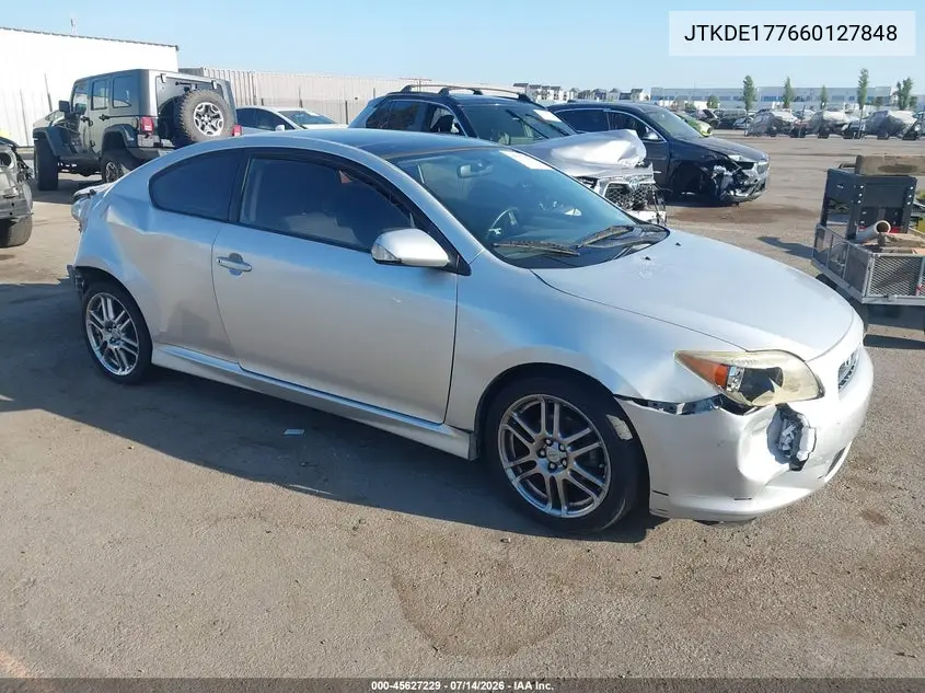 2006 Scion Tc VIN: JTKDE177660127848 Lot: 45627229