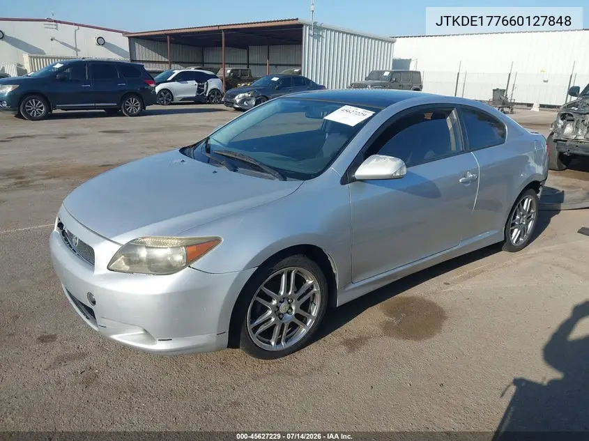 2006 Scion Tc VIN: JTKDE177660127848 Lot: 45627229