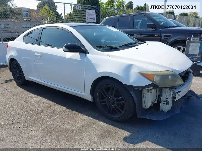 2007 Scion Tc VIN: JTKDE177670162634 Lot: 45294128