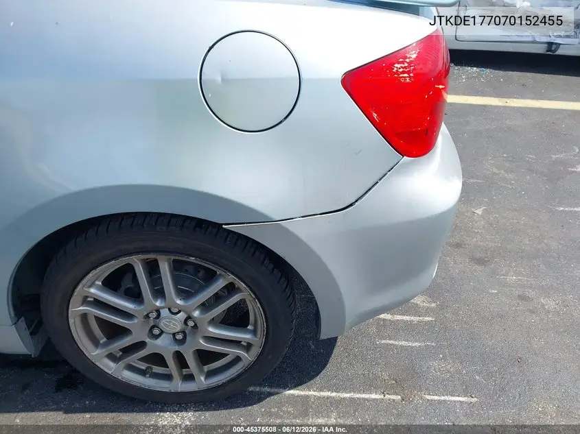 2007 Scion Tc VIN: JTKDE177070152455 Lot: 45375508