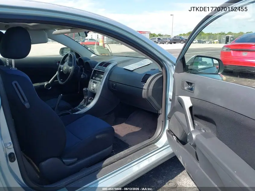2007 Scion Tc VIN: JTKDE177070152455 Lot: 45375508
