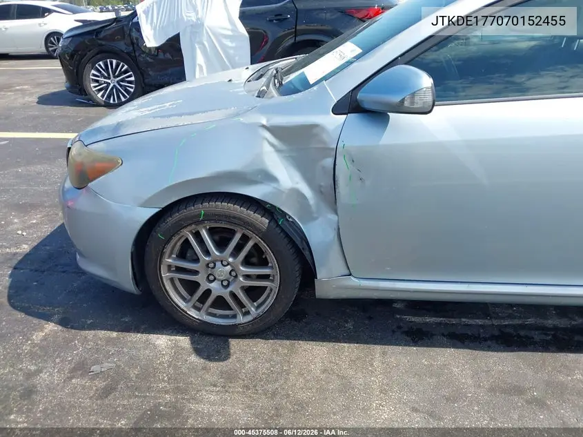 2007 Scion Tc VIN: JTKDE177070152455 Lot: 45375508