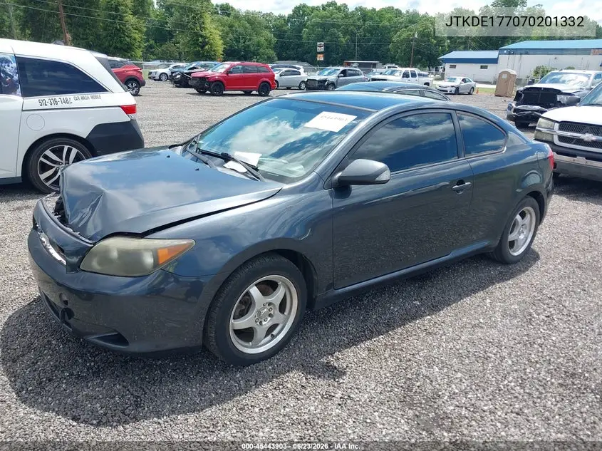 2007 Scion Tc VIN: JTKDE177070201332 Lot: 45443903