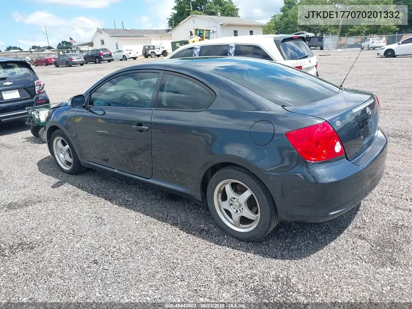 2007 Scion Tc VIN: JTKDE177070201332 Lot: 45443903