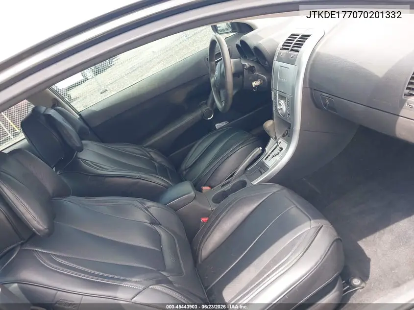 2007 Scion Tc VIN: JTKDE177070201332 Lot: 45443903