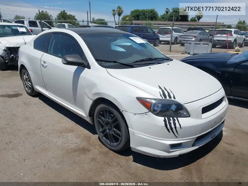 2007 Scion Tc VIN: JTKDE177170212422 Lot: 45486318