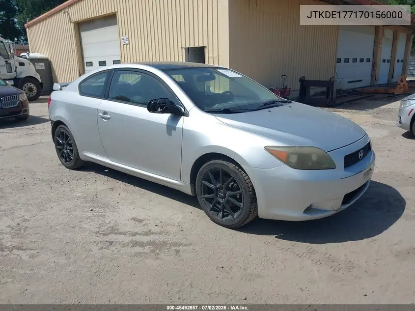 2007 Scion Tc VIN: JTKDE177170156000 Lot: 45492657