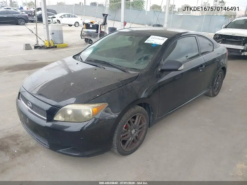 2007 Scion Tc VIN: JTKDE167570146491 Lot: 45535648