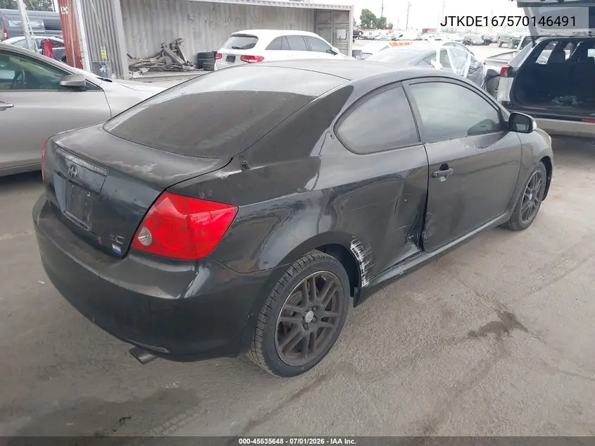 2007 Scion Tc VIN: JTKDE167570146491 Lot: 45535648