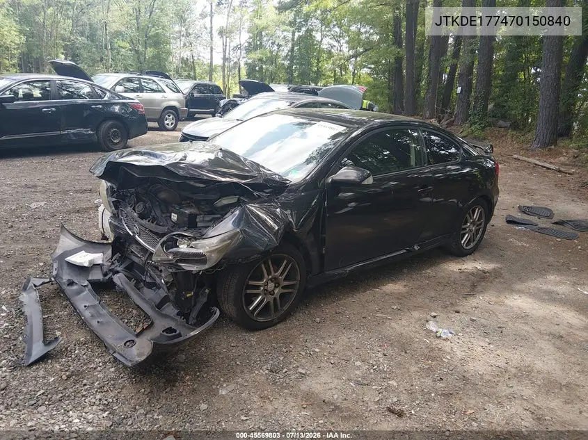 2007 Scion Tc VIN: JTKDE177470150840 Lot: 45569803