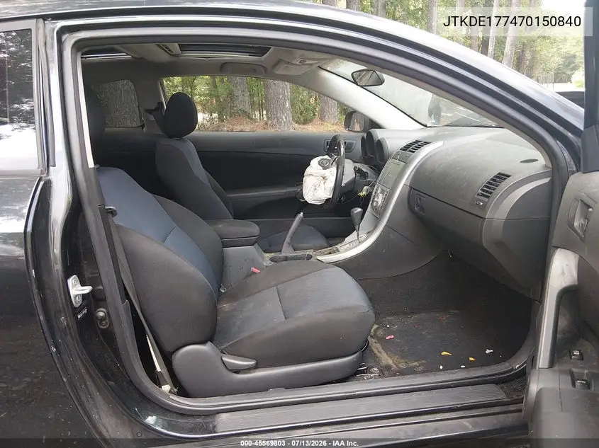 2007 Scion Tc VIN: JTKDE177470150840 Lot: 45569803
