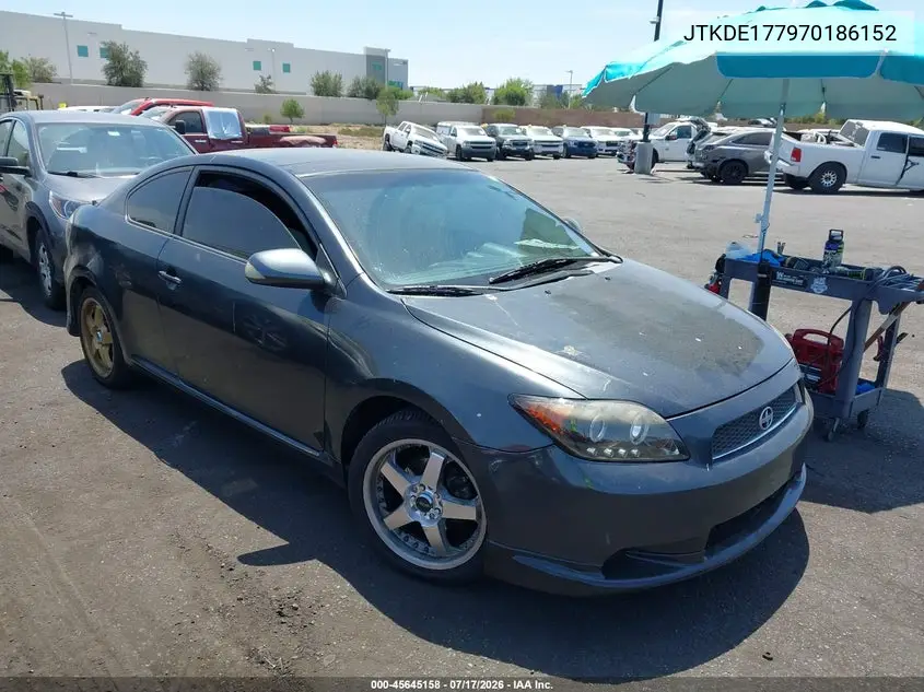 2007 Scion Tc VIN: JTKDE177970186152 Lot: 45645158