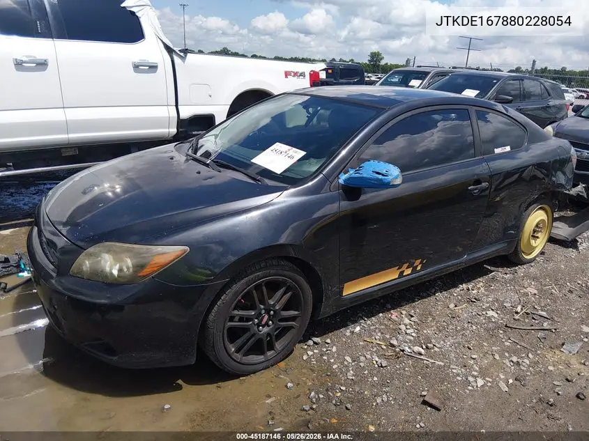 2008 Scion Tc VIN: JTKDE167880228054 Lot: 45187146