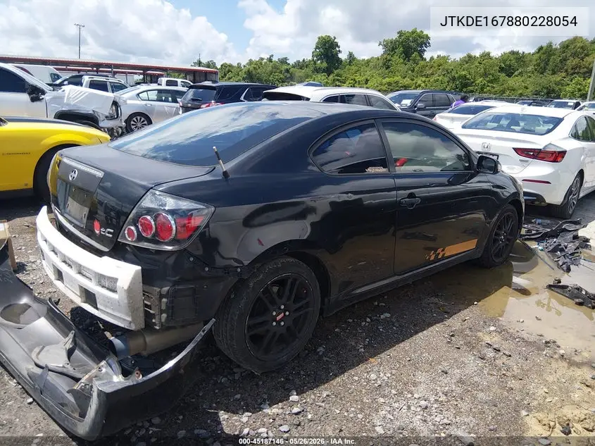 2008 Scion Tc VIN: JTKDE167880228054 Lot: 45187146