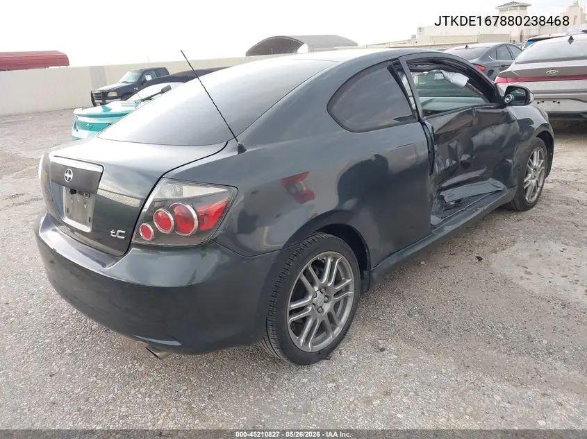 2008 Toyota Scion VIN: JTKDE167880238468 Lot: 45210827