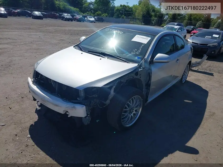 2008 Scion Tc VIN: JTKDE167180222497 Lot: 45290660