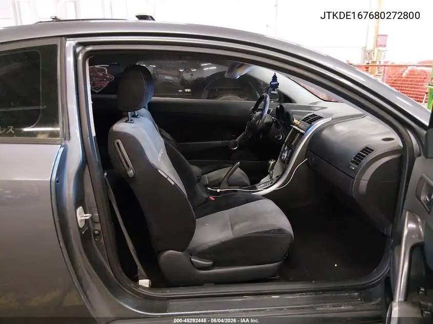 2008 Scion Tc VIN: JTKDE167680272800 Lot: 45292446