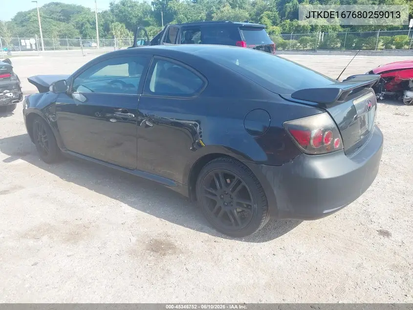 2008 Scion Tc VIN: JTKDE167680259013 Lot: 45346752