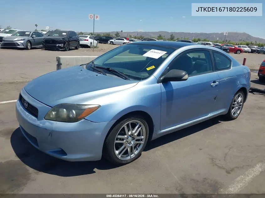 2008 Scion Tc VIN: JTKDE167180225609 Lot: 45364117