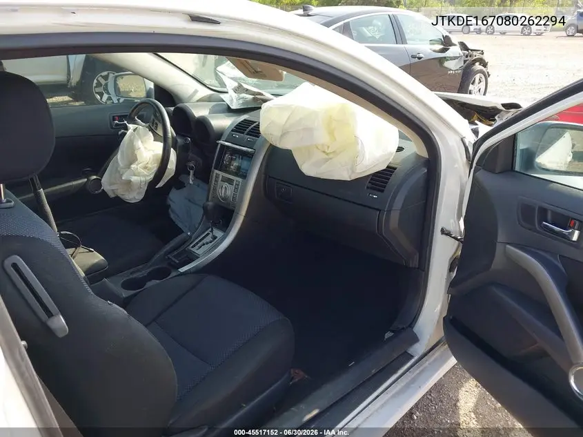 2008 Scion Tc VIN: JTKDE167080262294 Lot: 45517152