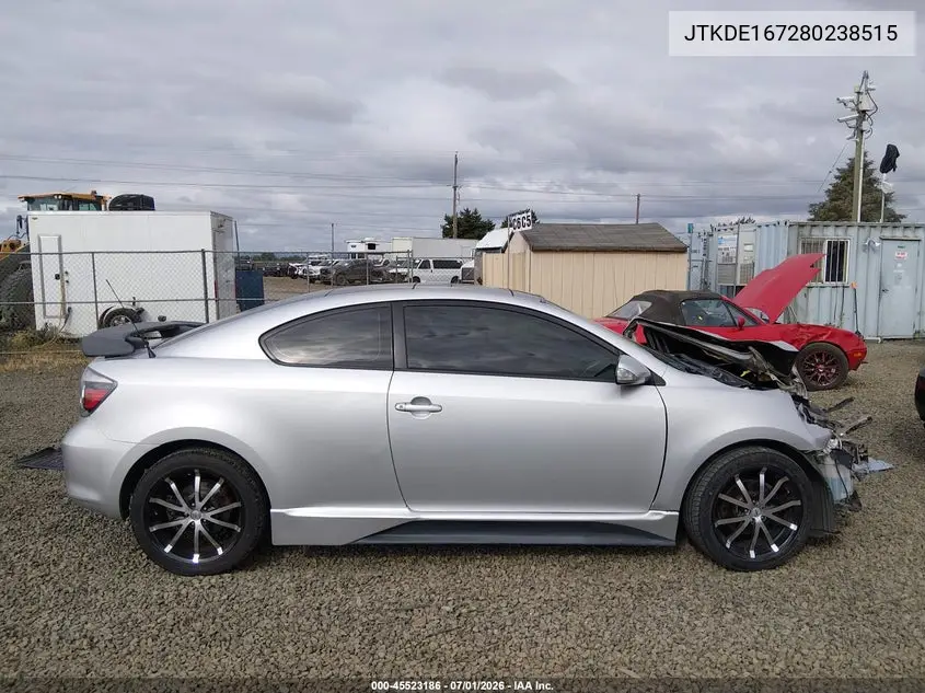2008 Scion Tc VIN: JTKDE167280238515 Lot: 45523186