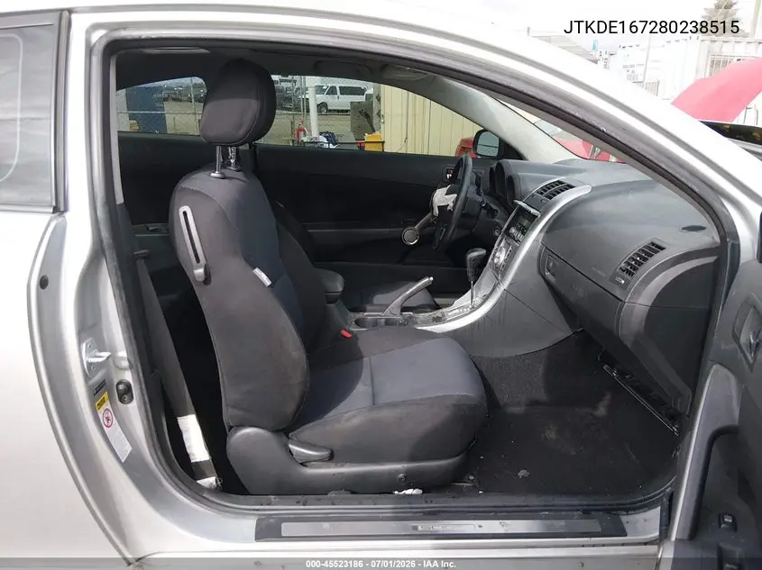 2008 Scion Tc VIN: JTKDE167280238515 Lot: 45523186