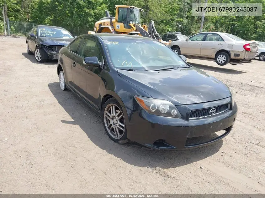 2008 Scion Tc VIN: JTKDE167980245087 Lot: 45547278