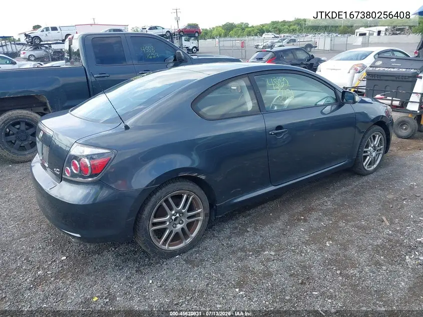 2008 Scion Tc VIN: JTKDE167380256408 Lot: 45620931