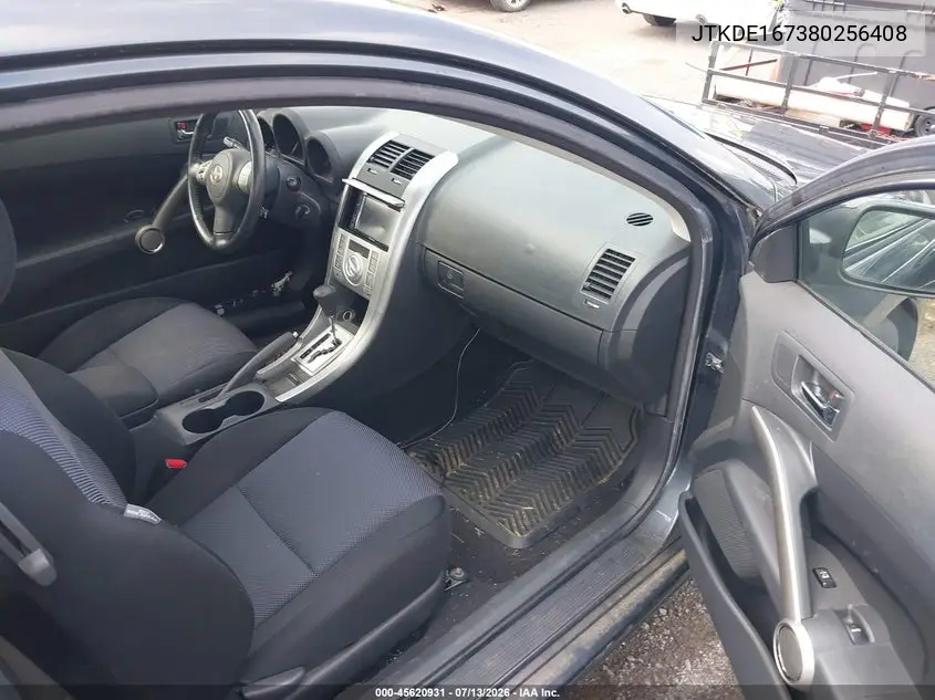 2008 Scion Tc VIN: JTKDE167380256408 Lot: 45620931