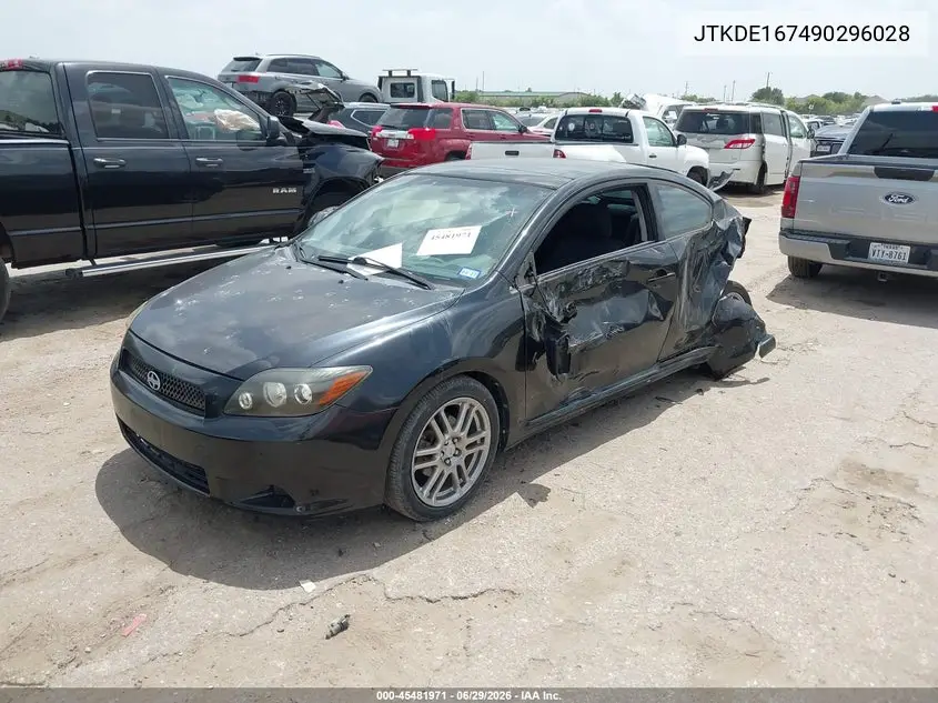 2009 Scion Tc VIN: JTKDE167490296028 Lot: 45481971