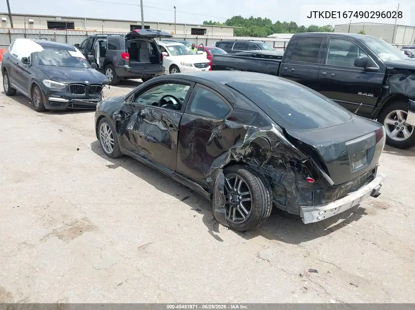 2009 Scion Tc VIN: JTKDE167490296028 Lot: 45481971