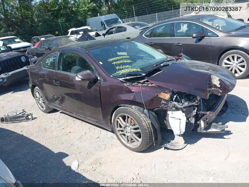 2009 Scion Tc VIN: JTKDE167090283387 Lot: 45615707