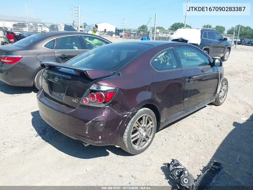 2009 Scion Tc VIN: JTKDE167090283387 Lot: 45615707