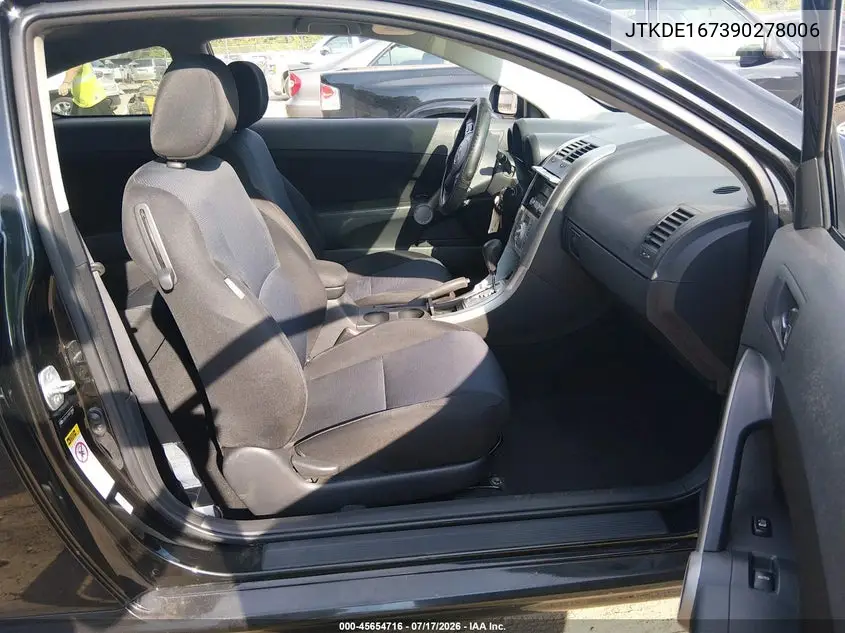 2009 Scion Tc VIN: JTKDE167390278006 Lot: 45654716