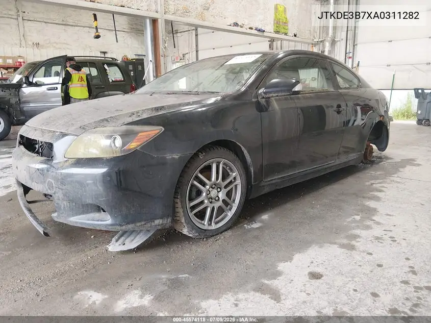 2010 Scion Tc VIN: JTKDE3B7XA0311282 Lot: 45574118