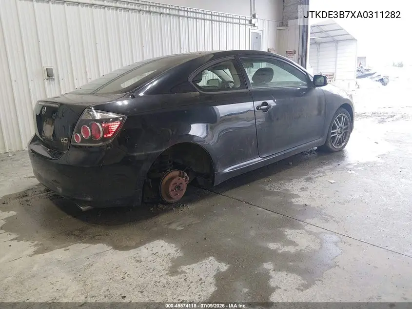 2010 Scion Tc VIN: JTKDE3B7XA0311282 Lot: 45574118