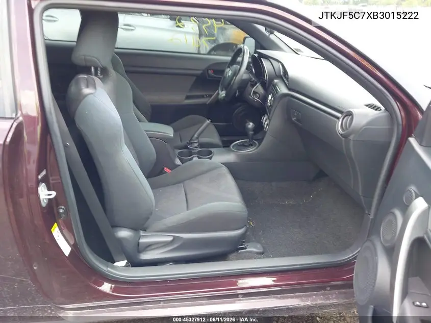 2011 Scion Tc VIN: JTKJF5C7XB3015222 Lot: 45327912