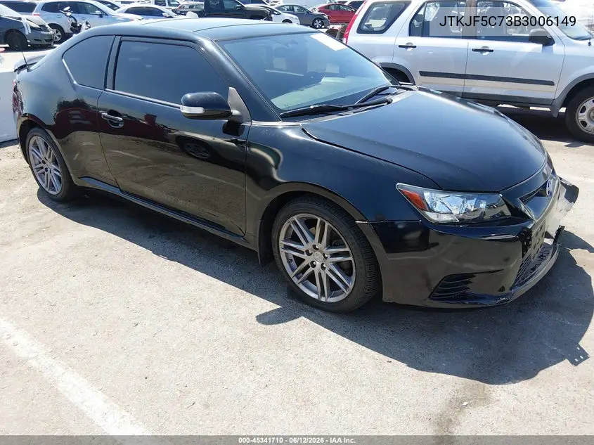 2011 Scion Tc VIN: JTKJF5C73B3006149 Lot: 45341710
