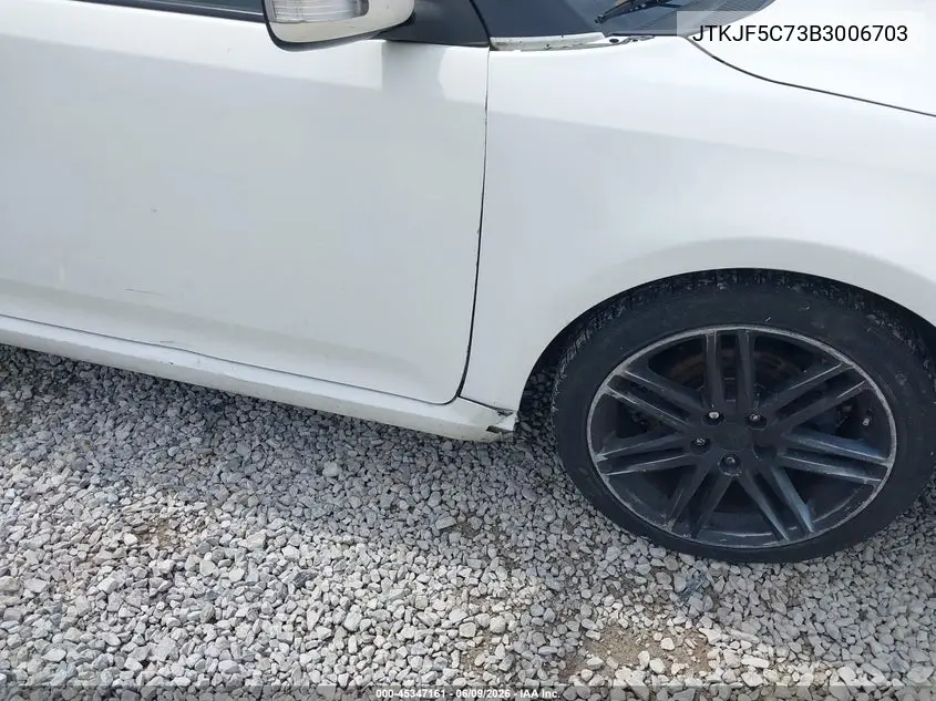 2011 Scion Tc VIN: JTKJF5C73B3006703 Lot: 45347161
