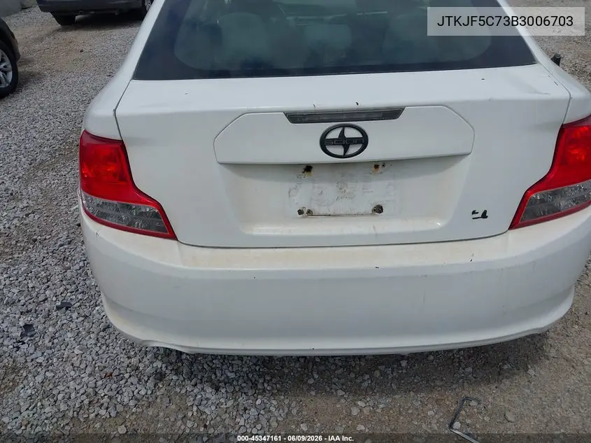 2011 Scion Tc VIN: JTKJF5C73B3006703 Lot: 45347161
