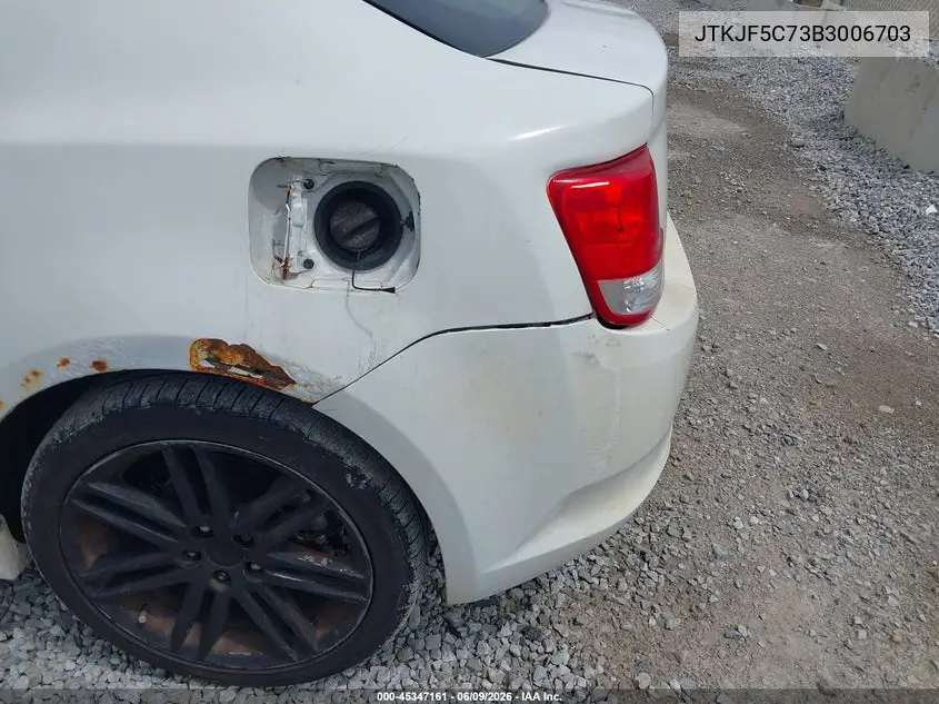 2011 Scion Tc VIN: JTKJF5C73B3006703 Lot: 45347161