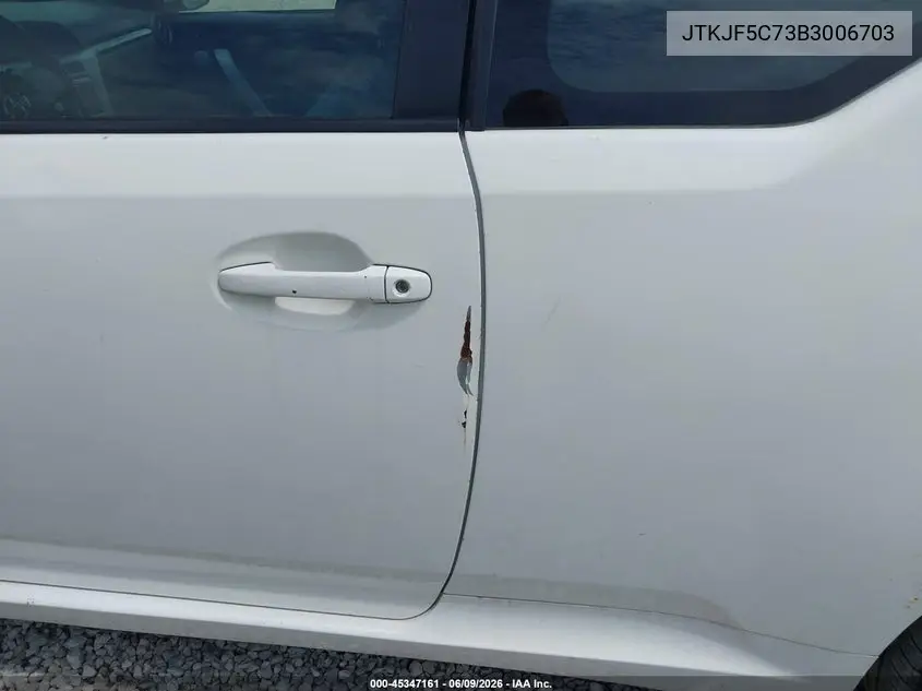 2011 Scion Tc VIN: JTKJF5C73B3006703 Lot: 45347161