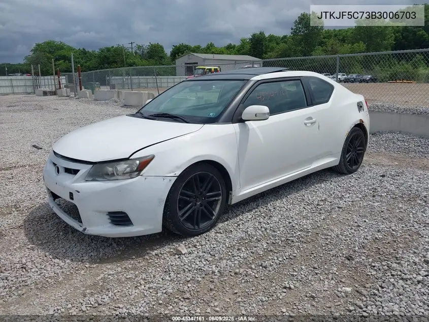 2011 Scion Tc VIN: JTKJF5C73B3006703 Lot: 45347161